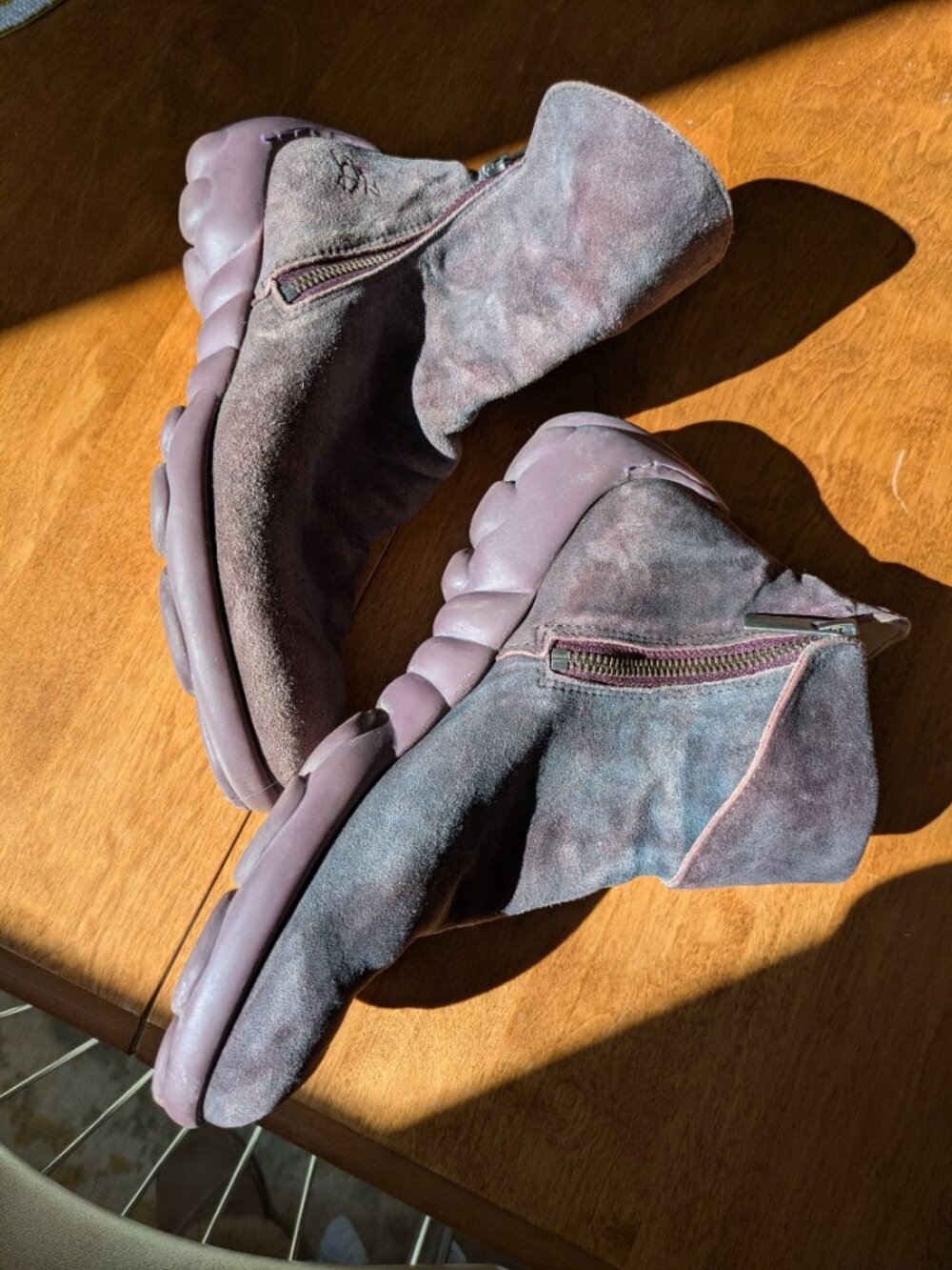 Womens Fluevog Suede Booties Size 8.5